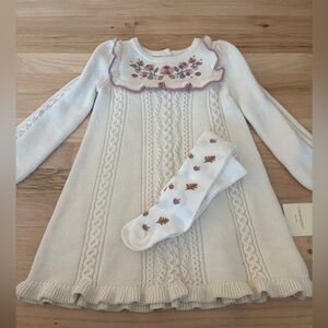 Cynthia Rowley Cream Knit Sweater Dress